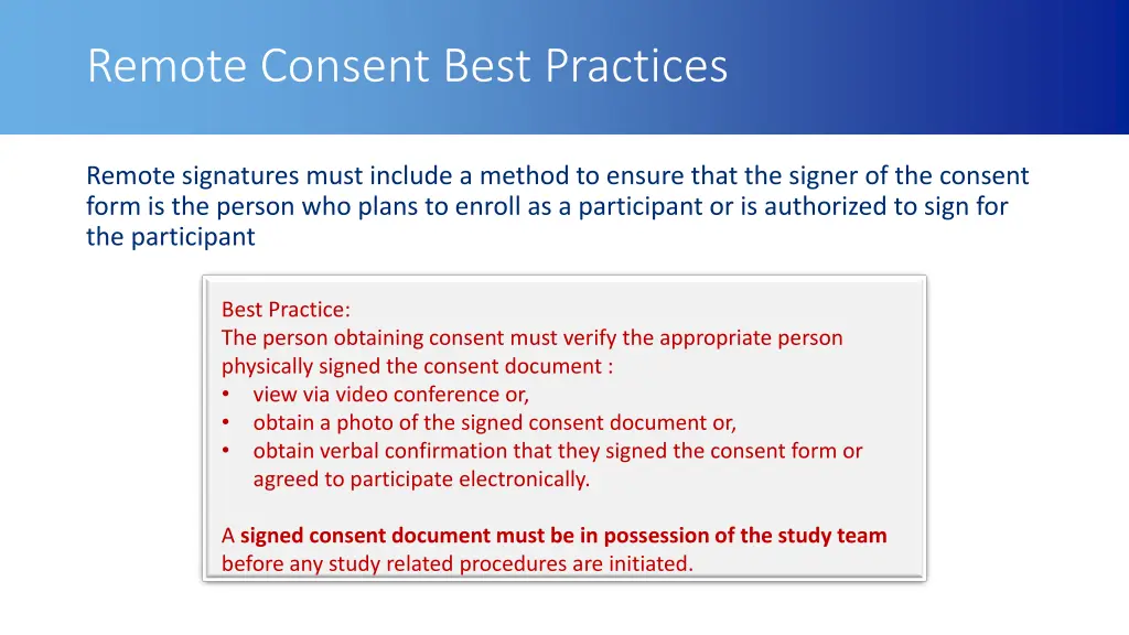 remote consent best practices 3