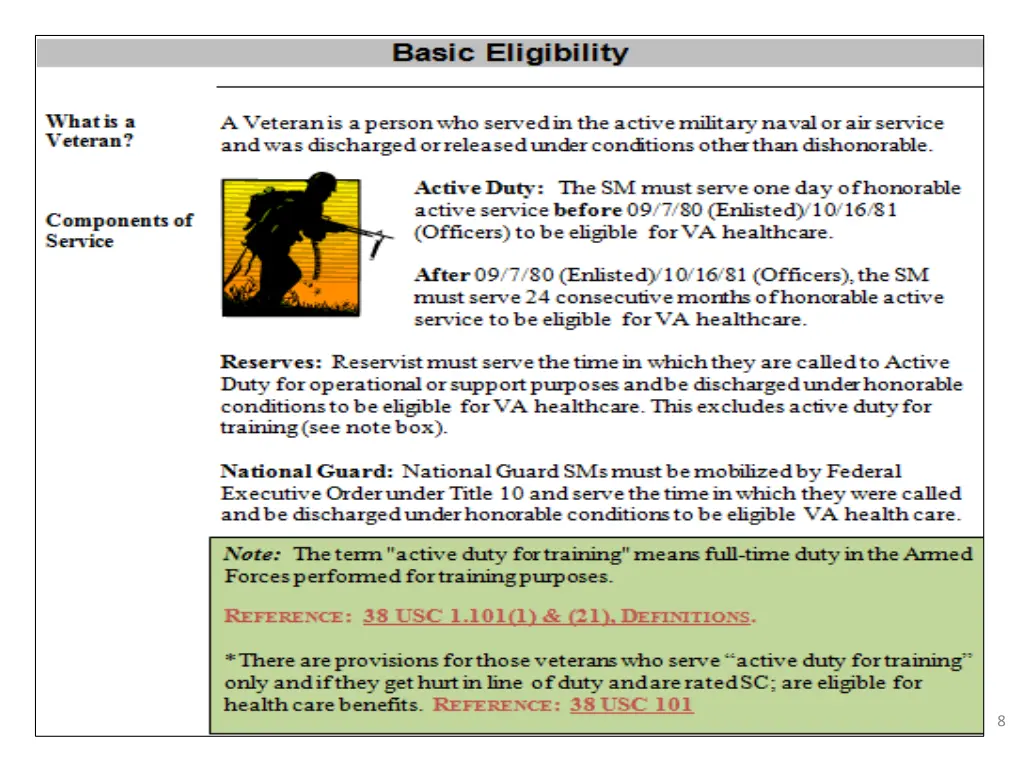 eligibility criteria