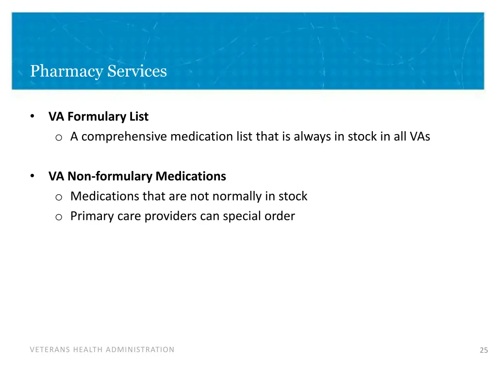 pharmacy services