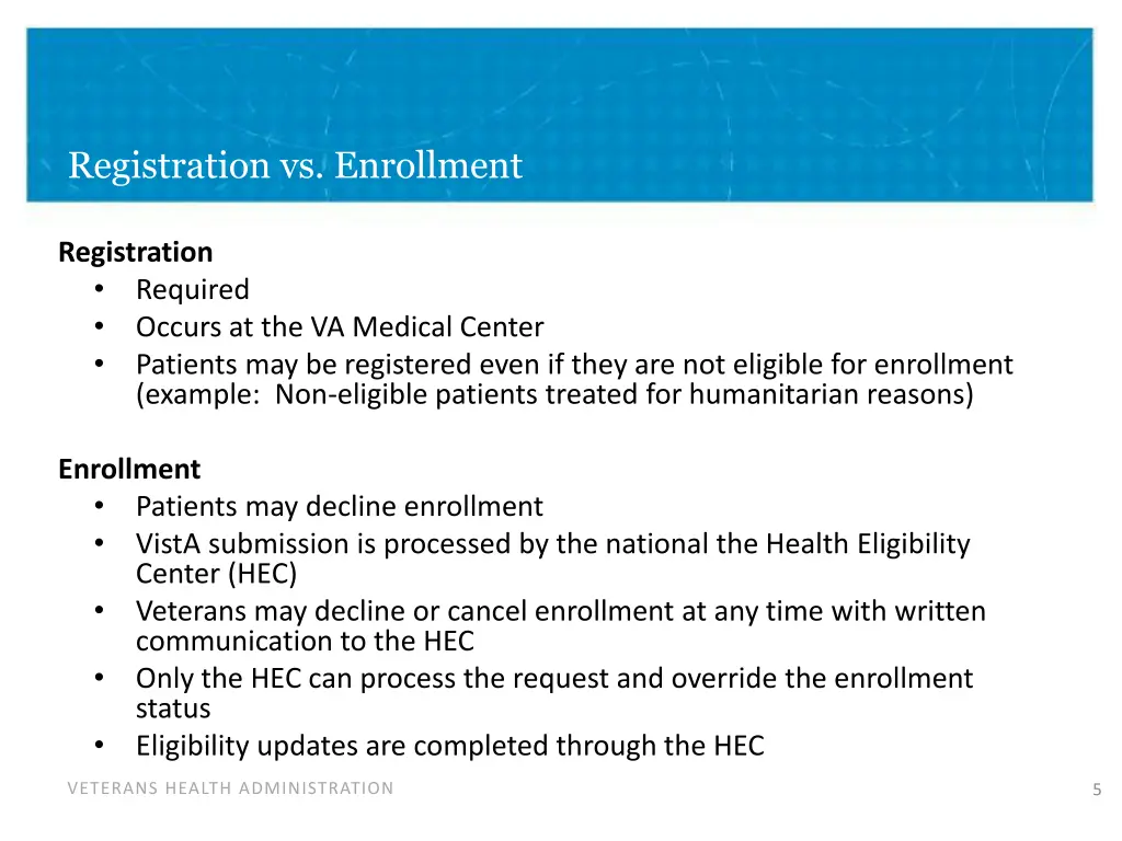 registration vs enrollment