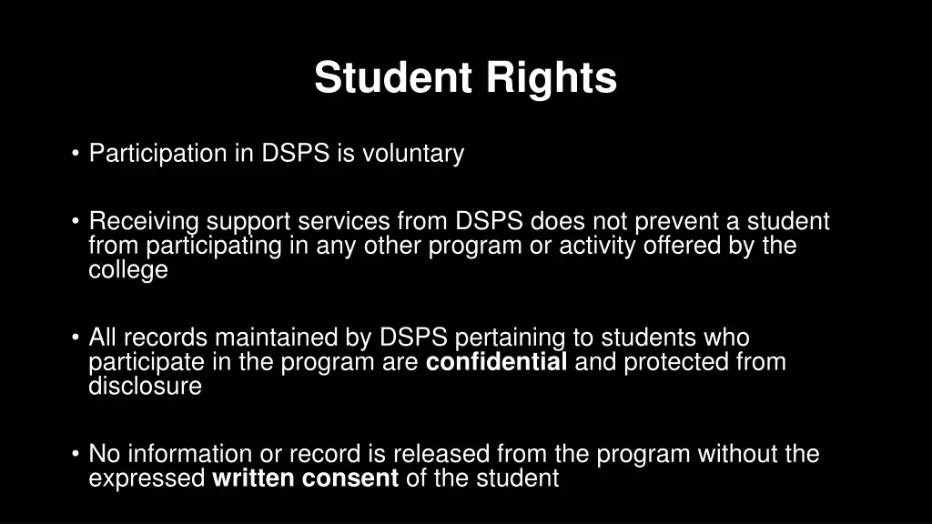 student rights