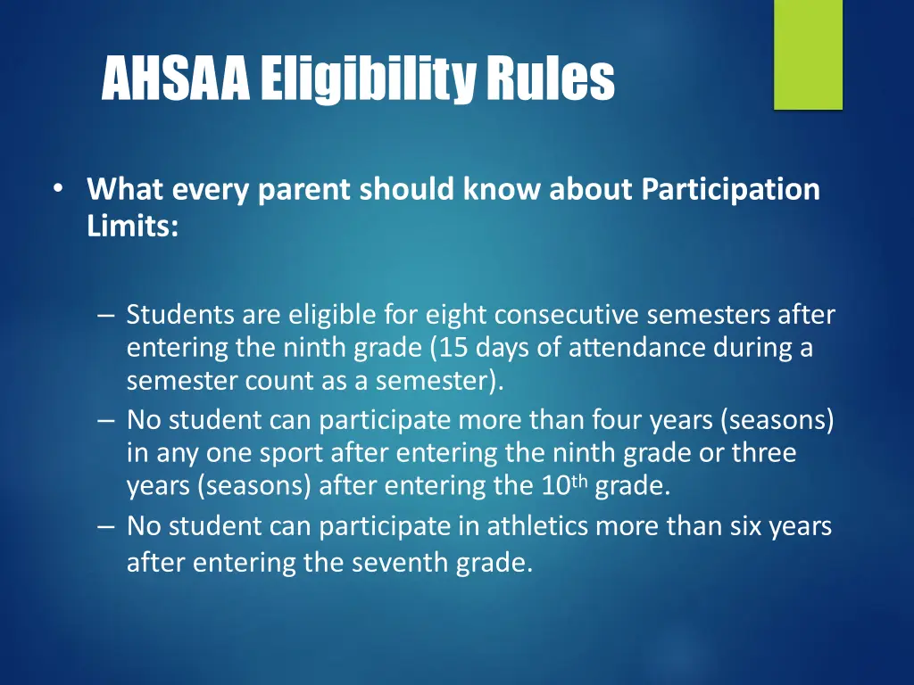 ahsaa eligibilityrules 5