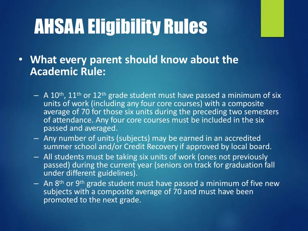 ahsaa eligibilityrules 6