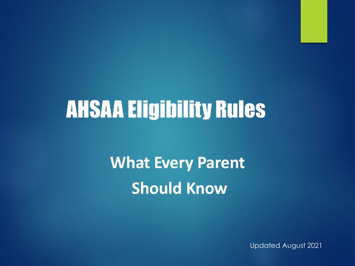 ahsaa eligibilityrules