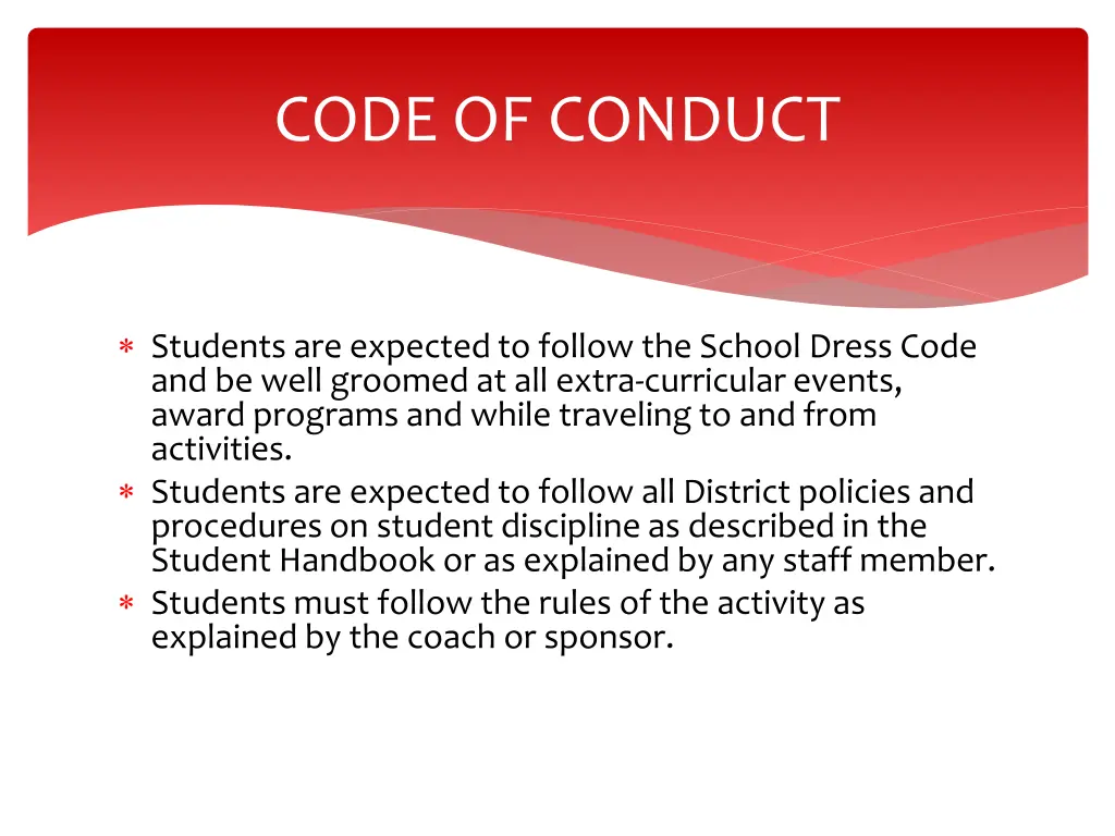 code of conduct 1