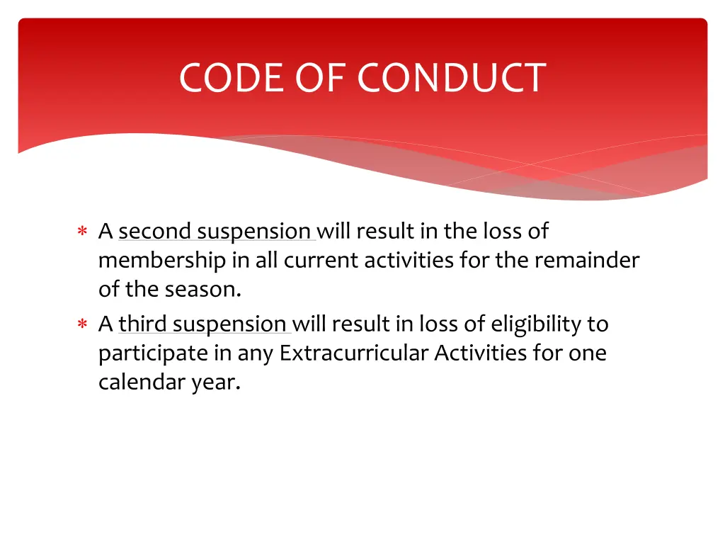 code of conduct 7