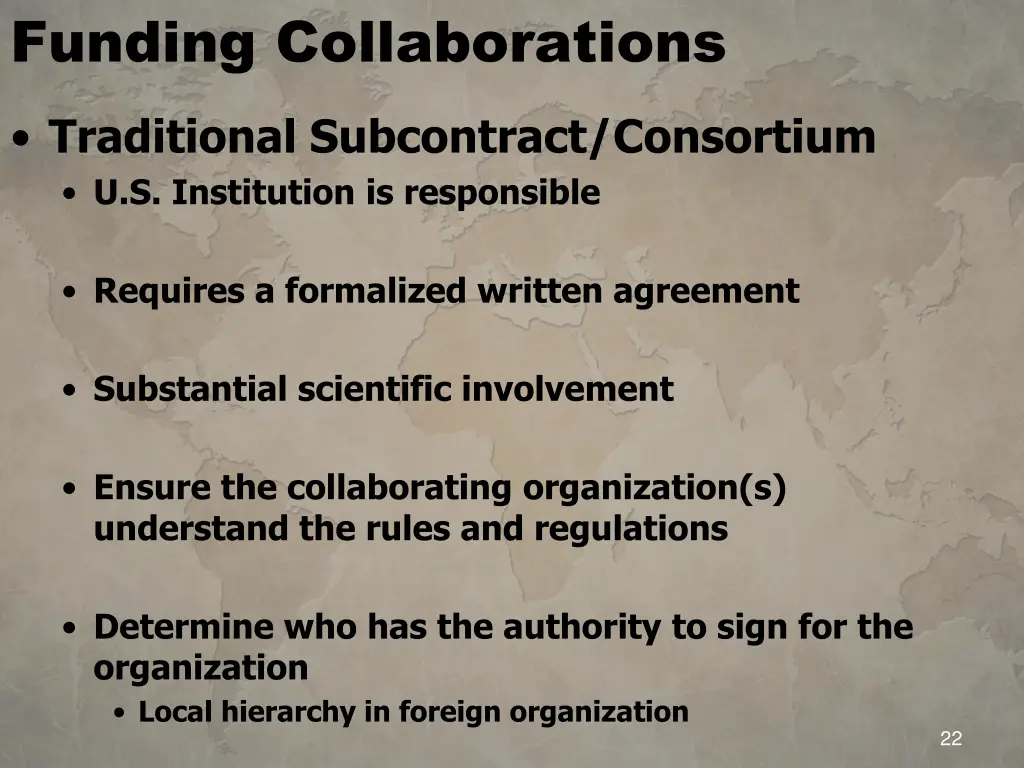 funding collaborations