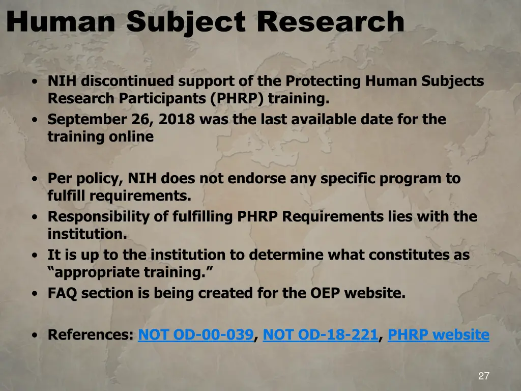 human subject research 2