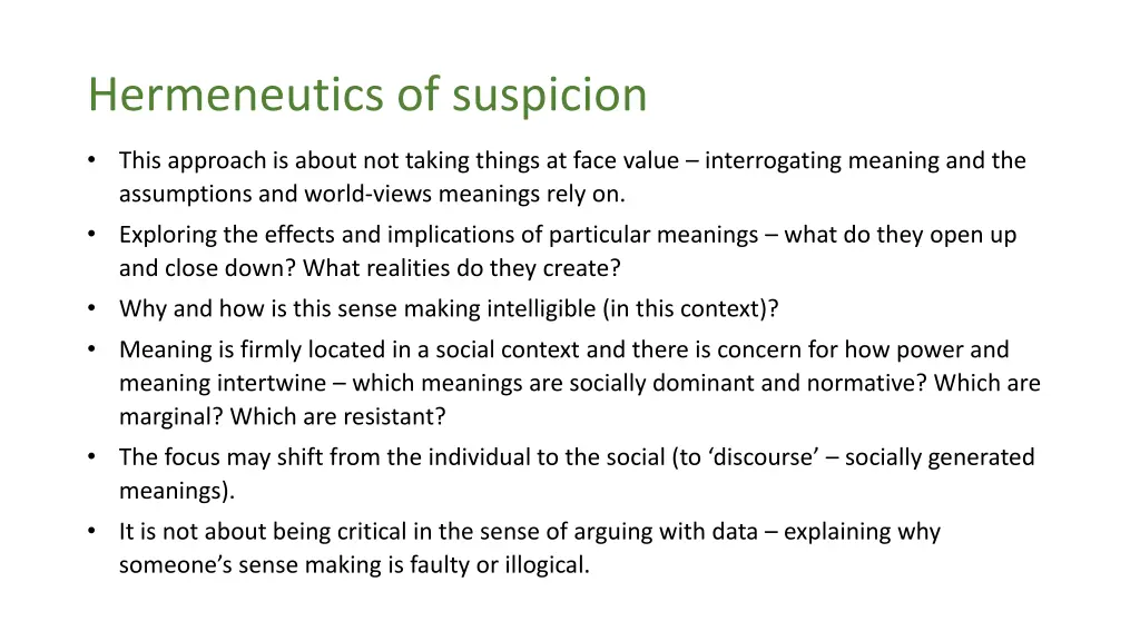 hermeneutics of suspicion