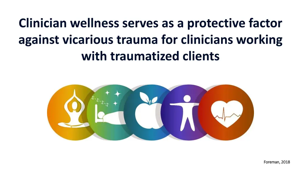 clinician wellness serves as a protective factor