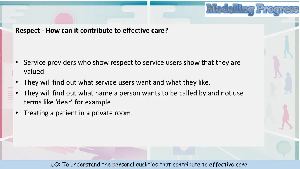 respect how can it contribute to effective care