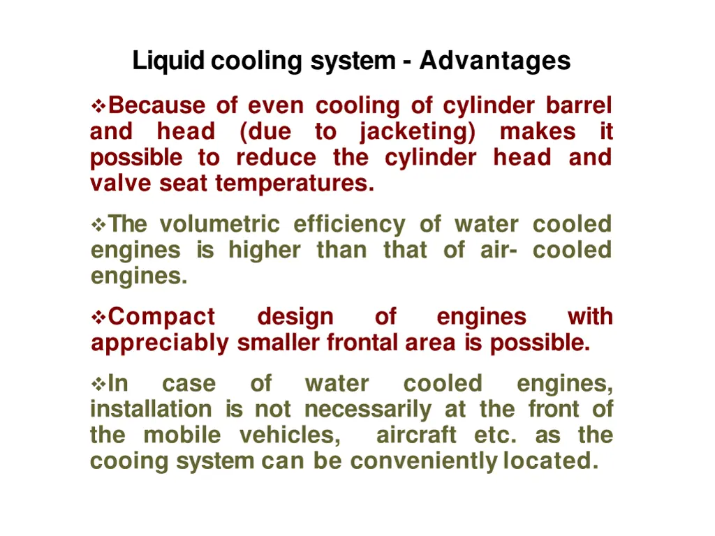 liquid cooling system advantages