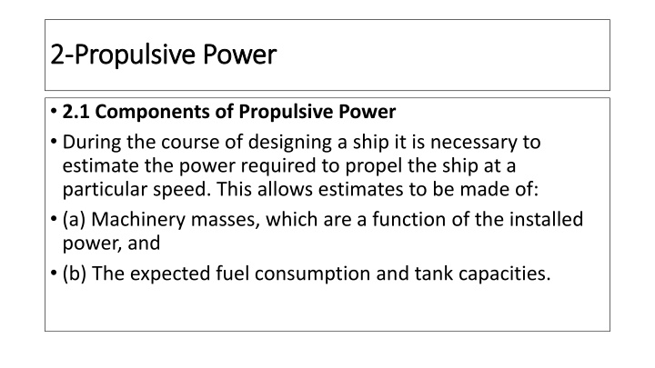 2 2 propulsive power propulsive power