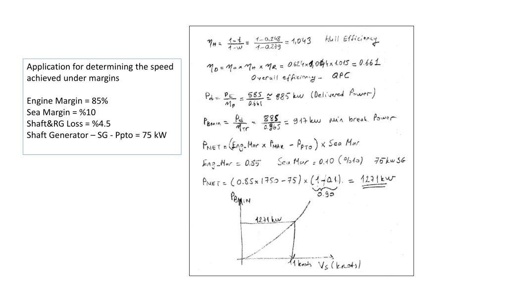 application for determining the speed achieved