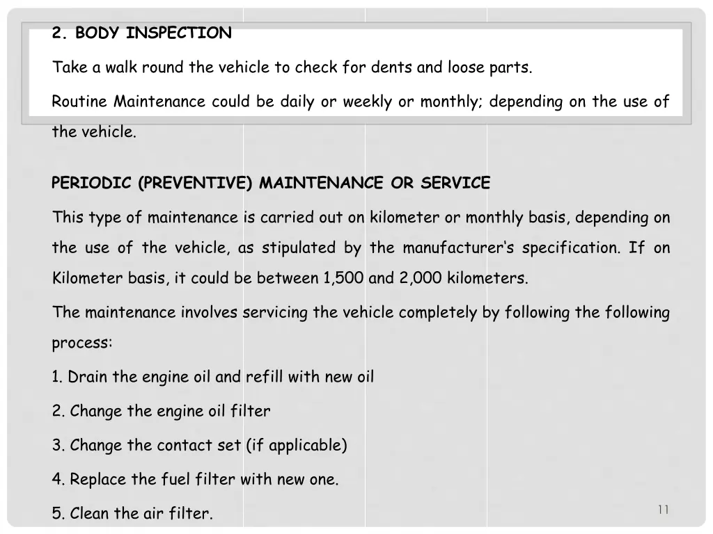 2 body inspection