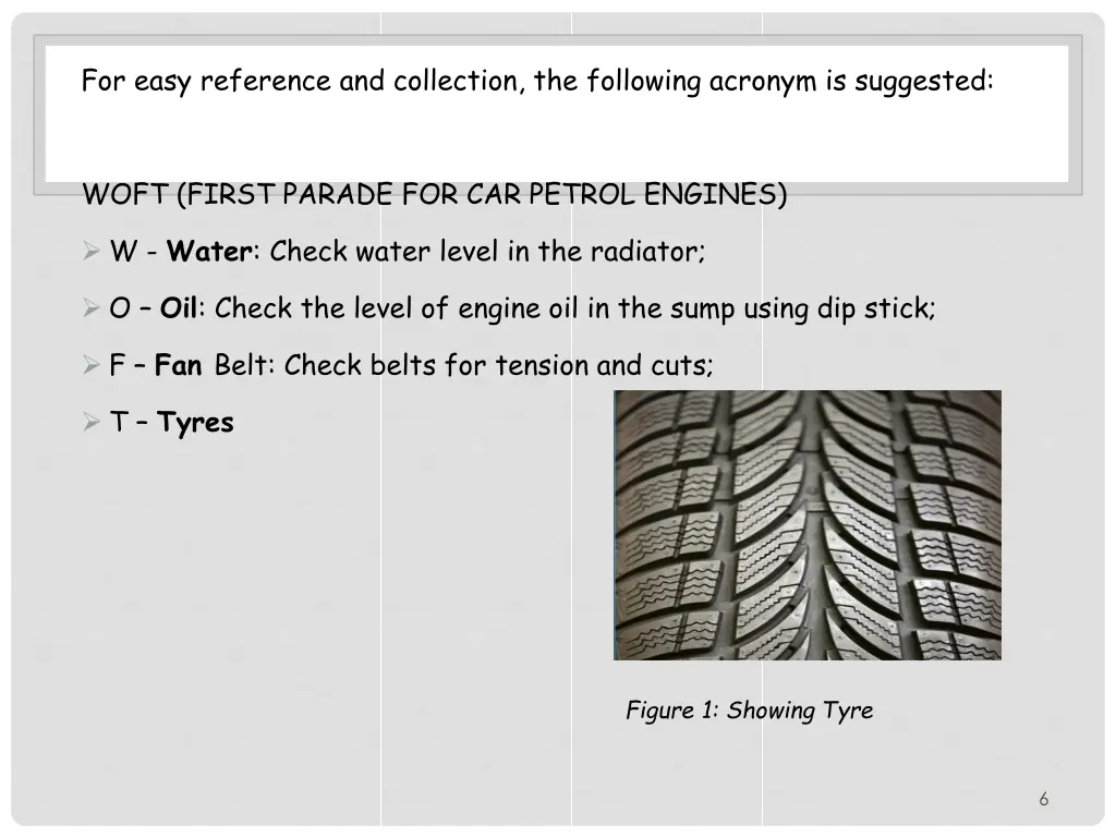 for easy reference and collection the following