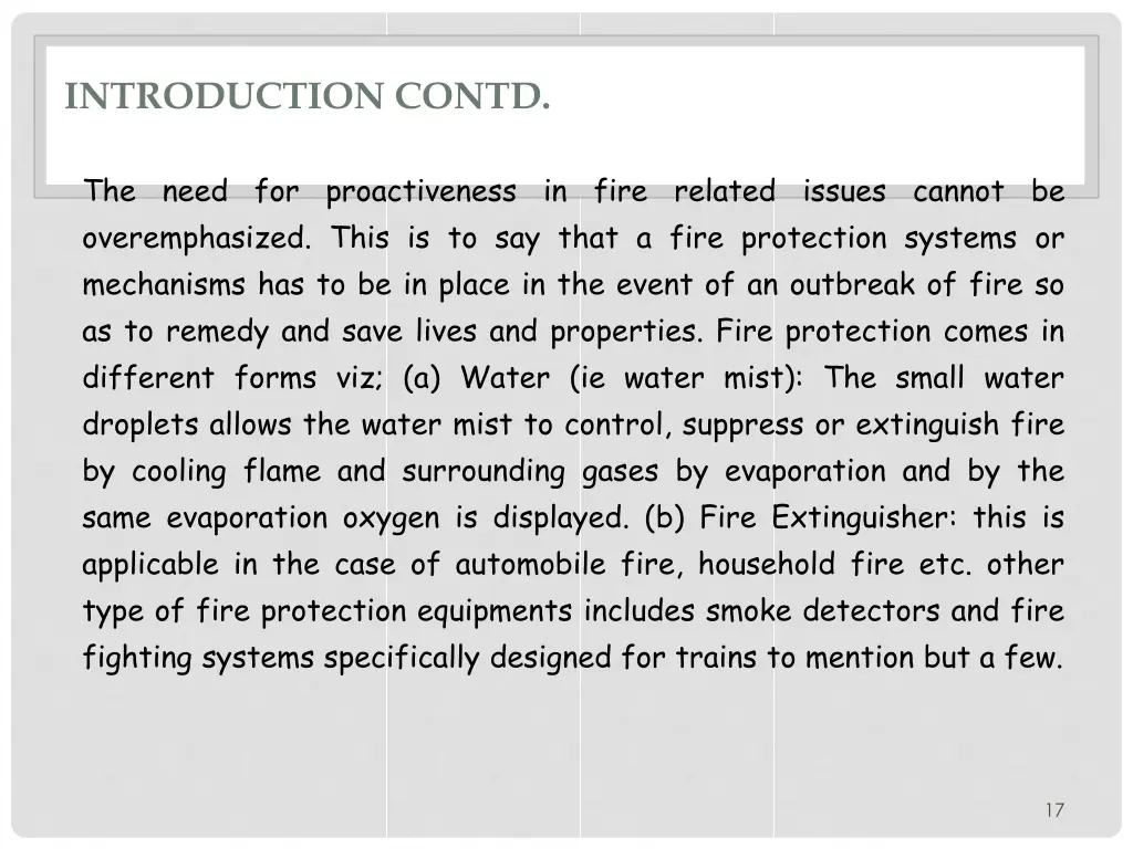 introduction contd