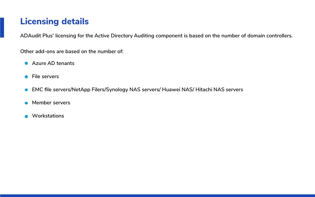 licensing details