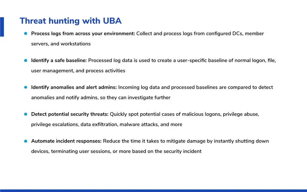 threat hunting with uba