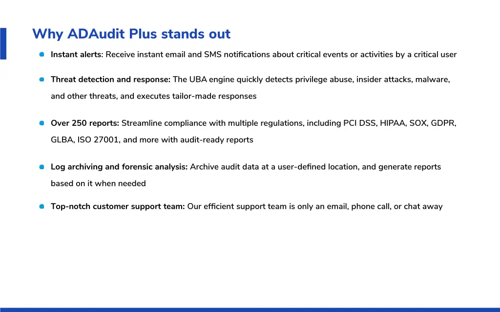 why adaudit plus stands out