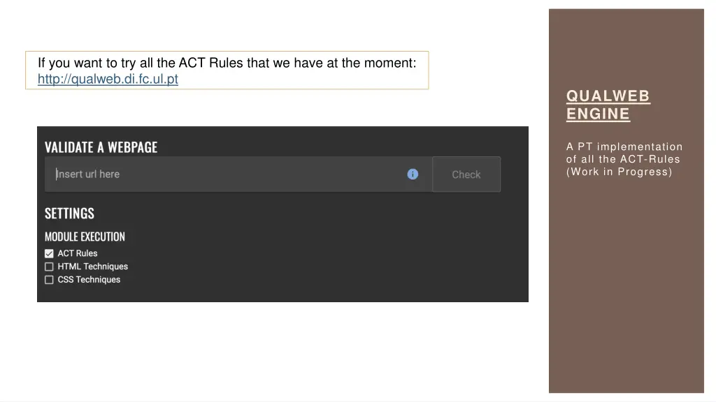 if you want to try all the act rules that we have