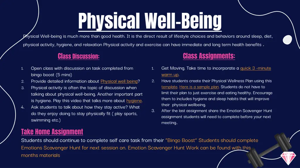 physical well being physical well being is much