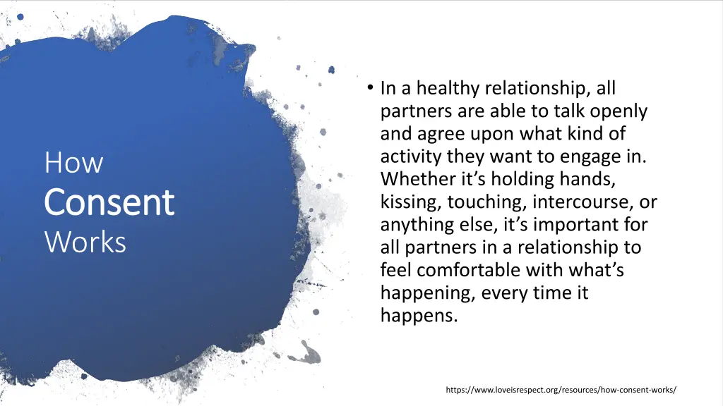 in a healthy relationship all partners are able