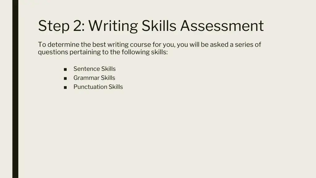 step 2 writing skills assessment