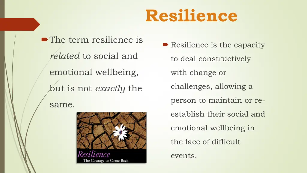 resilience