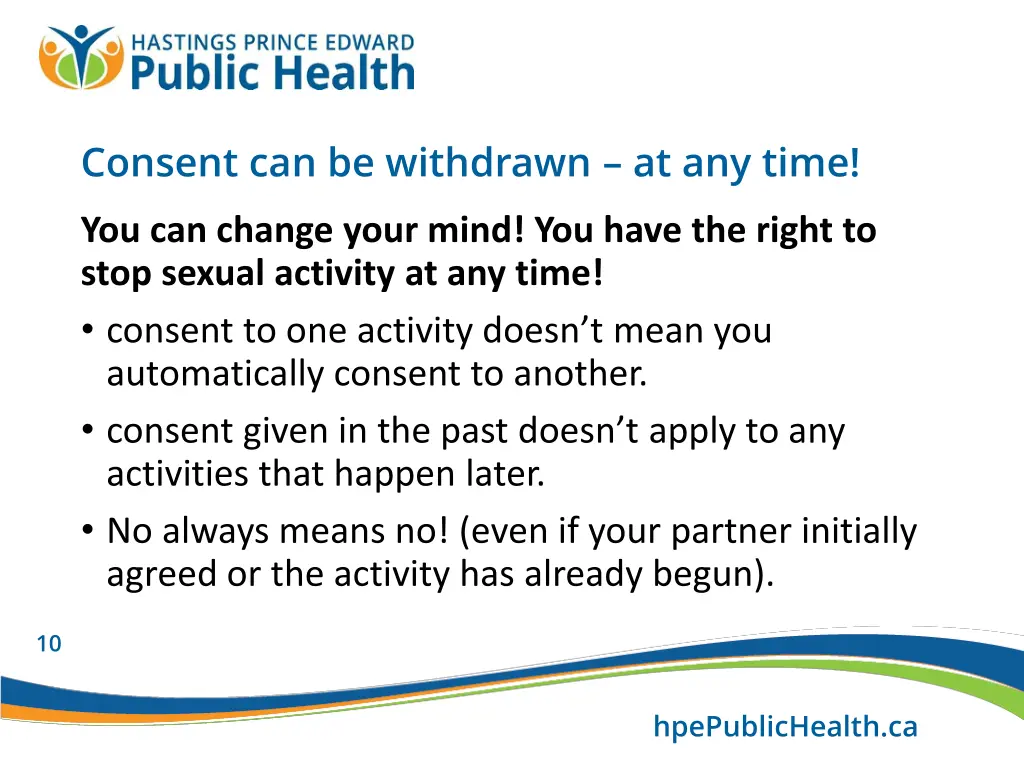 consent can be withdrawn at any time