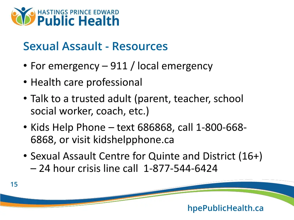 sexual assault resources for emergency 911 local