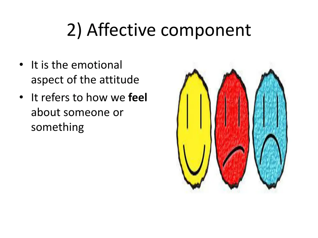 2 affective component