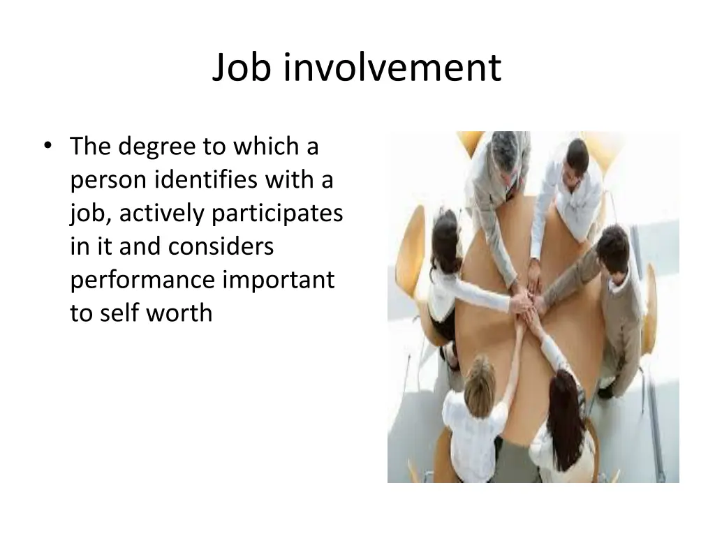 job involvement