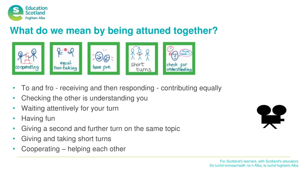 what do we mean by being attuned together