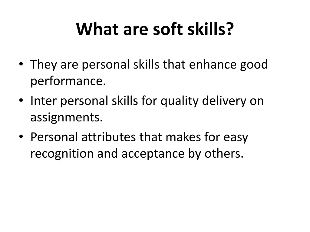 what are soft skills