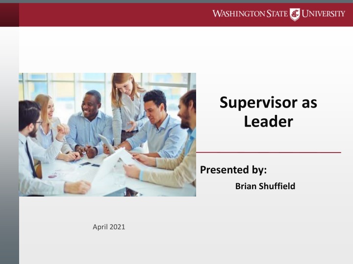 supervisor as leader