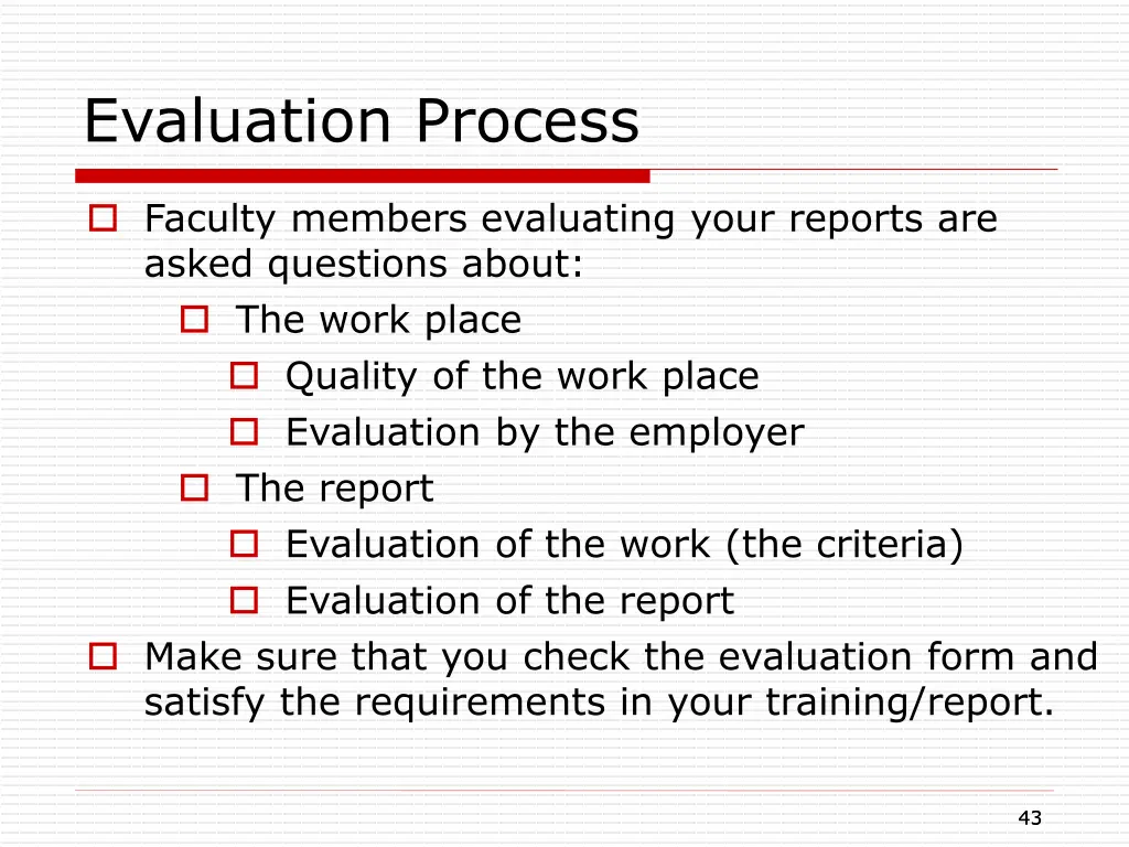 evaluation process 1