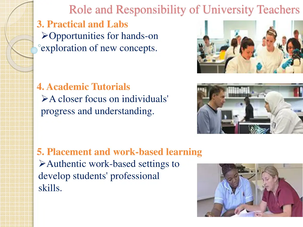 role and responsibility of university teachers 10