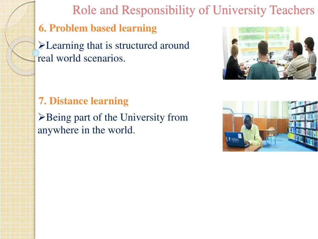 role and responsibility of university teachers 11