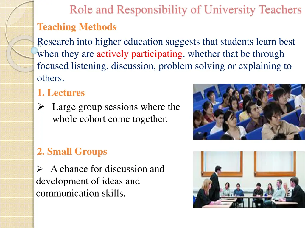 role and responsibility of university teachers 9