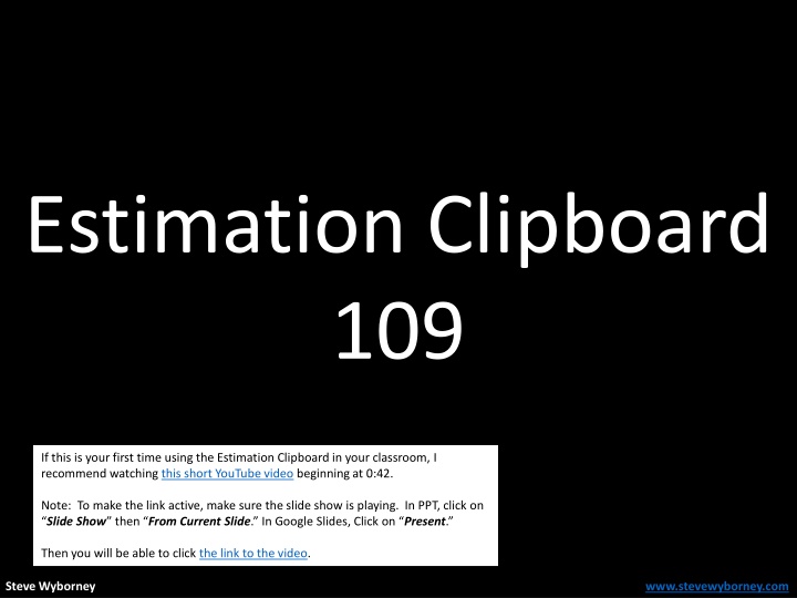 estimation clipboard 109