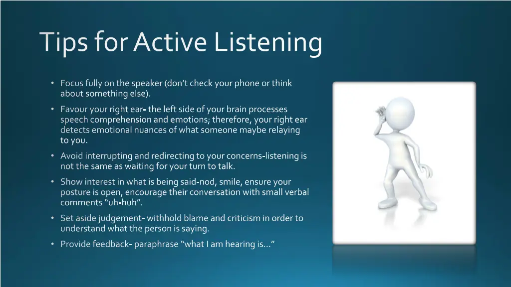 tips for active listening