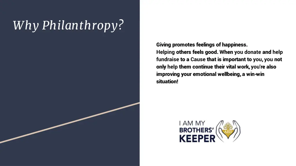 why philanthropy