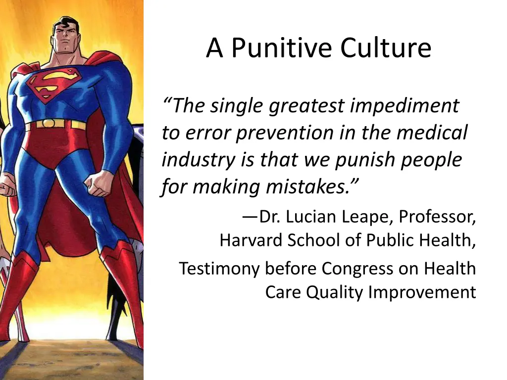 a punitive culture