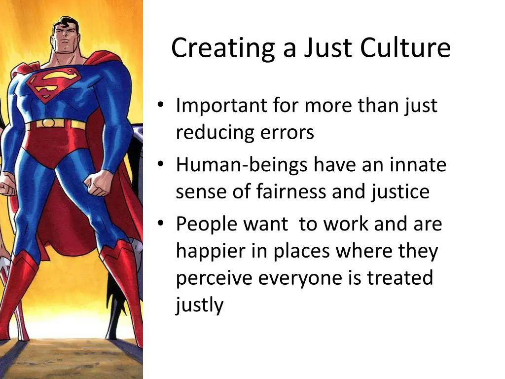 creating a just culture 1