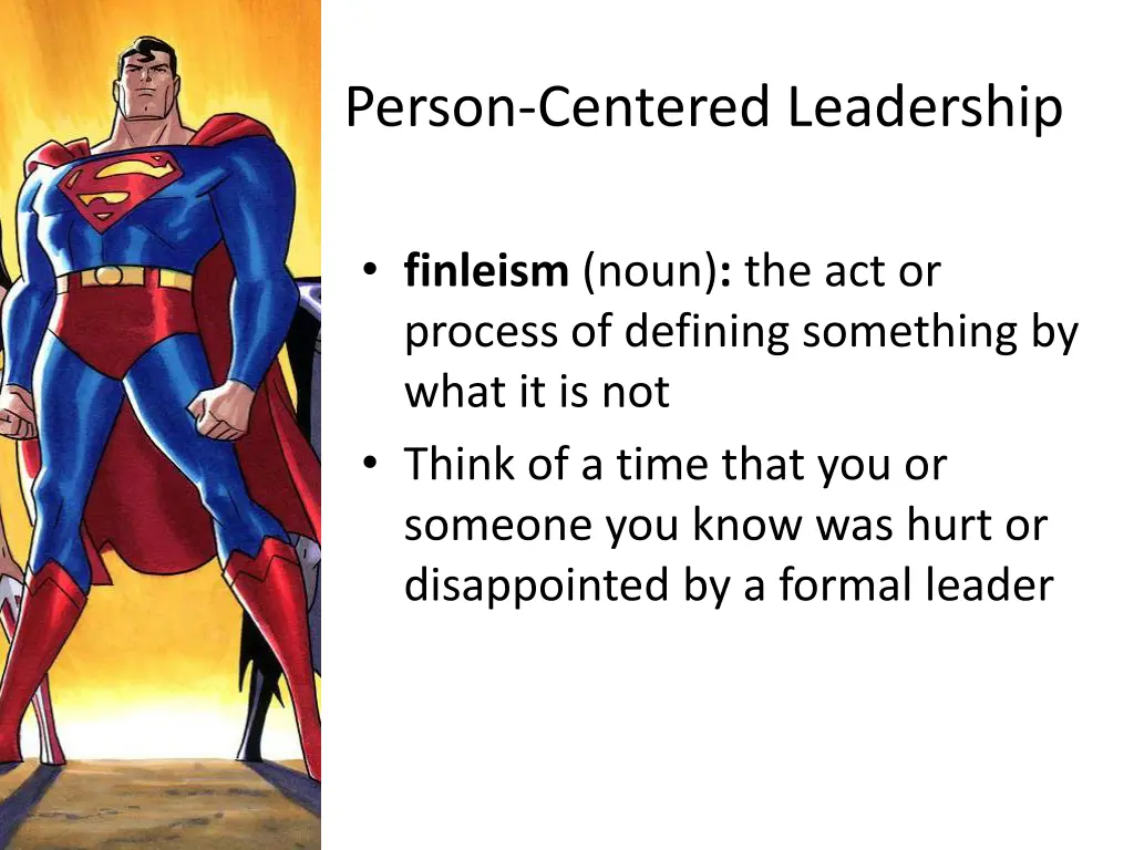 person centered leadership