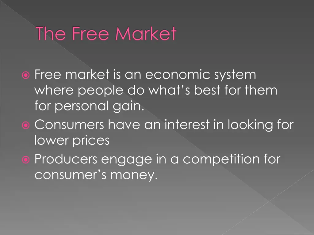 the free market 2