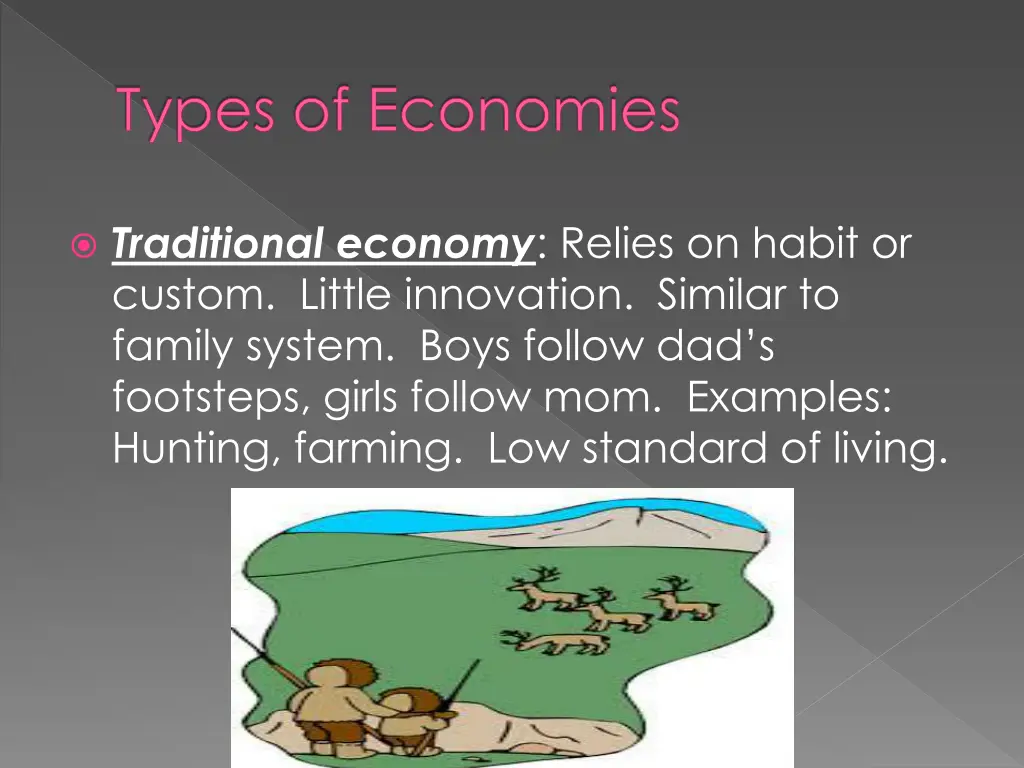 types of economies