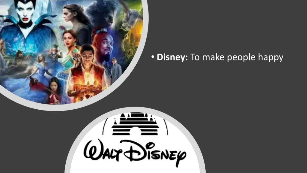 disney to make people happy