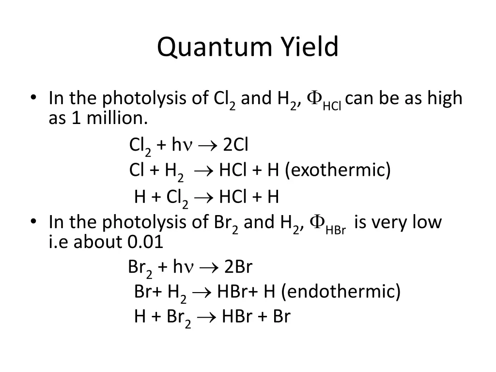 quantum yield